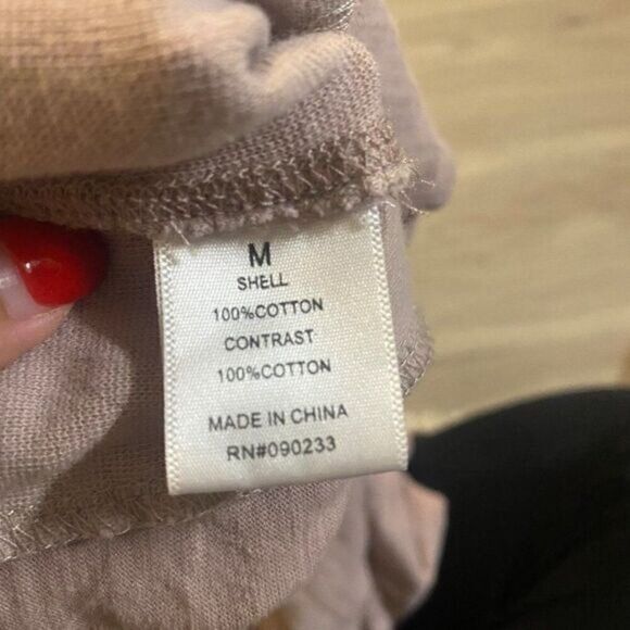 Kendall & Kylie womens pink cotton lounge pants elastic waist tapered leg sz med - Picture 8 of 8